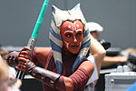 Cosplay d'Ahsoka dans la série Star Wars: The Clone Wars.