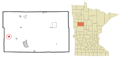 Location of Lake Park, Minnesota