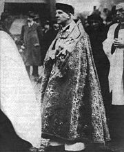 Cosmo Gordon Lang, as Prelate of the Venerable Order of Saint John, at the Grand Priory Church of the Order of St John of Jerusalem, Clerkenwell, London, on 11 January 1918