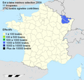 Est à laine Mérinos (en 2009)