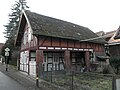 Altes Schnitzerhaus (2014 zur Verwendung im Thüringer Freilichtmuseum Hohenfelden abgebaut)