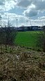 View of the site of the Fartown Stand from the scoreboard end