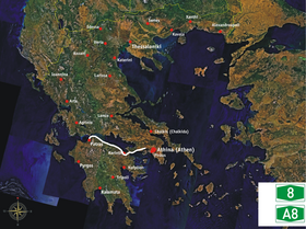 Image illustrative de l’article Route nationale 8 (Grèce)