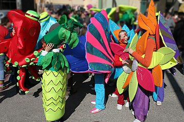 Déguisements de carnaval à Nadur.