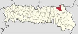 Location in Ialomița County