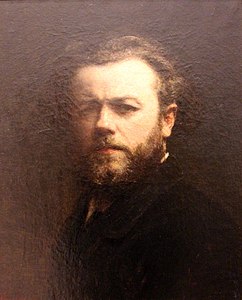 Autoportrait (1883), Florence, Corridor de Vasari, Collection d'autoportraits du musée des Offices[24].