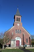 L'église reconstruite en 1920.