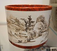 Brush pot, Yongzheng period, 1723–1735
