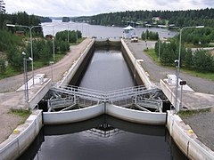 Canal de Keitele à Äänekoski.