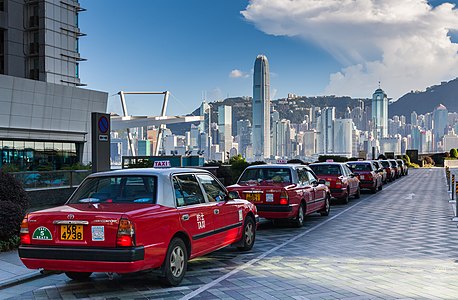 Taxicabs of Hong Kong, by Poco a poco