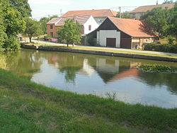 Pond in the centre of Kulířov