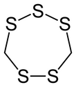 Skeletal structure of lenthionine