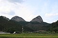 馬耳山北緯35度45分37.9秒 東経127度24分43.8秒