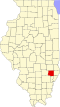 State map highlighting Richland County