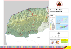 Official map of the Administrative post