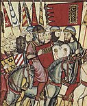Muhammad I of Granada (red shield)
