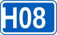 Highway H08 shield}}