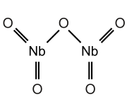 Struttura di Lewis del pentossido di niobio