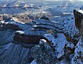 O'Neill Butte from Mather Point in winter