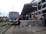 PNR DMU at Alabang station (2011).