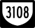 Highway 3108 marker