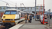 91021 at Peterborough in 1992