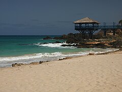 Praia de Cabral à Boa Vista.