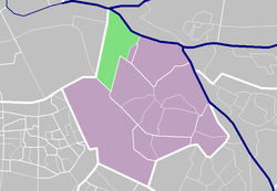 Location of Bolnes, municipality of Ridderkerk