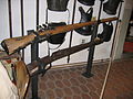 17th century flintlock wall gun from Germany.