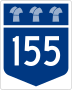 Highway 155 marker