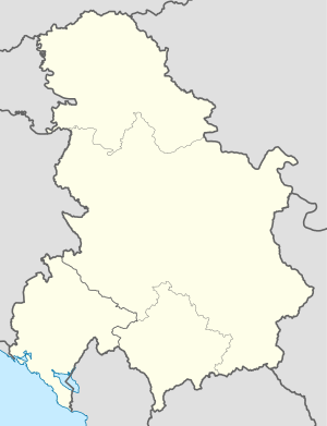 1992–93 First League of FR Yugoslavia is located in Serbia and Montenegro