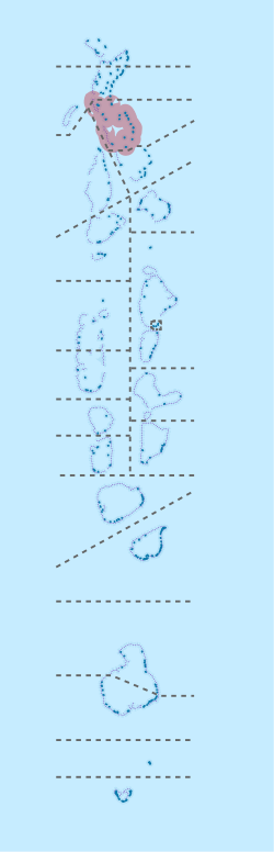 Location of Shaviyani in Maldives