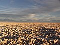 Coucher du soleil sur le Salar d'Atacama