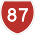 State Highway 87 shield}}