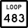 State Highway Loop 483 marker