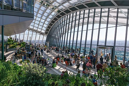 Sky garden at 20 Fenchurch Street, by Colin