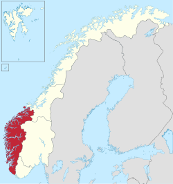 Location of Western Norway