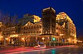 Night view of the Astor hotel