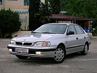 Facelift Carina E saloon (Europe)