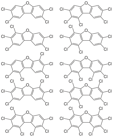 The 2,3,7,8-substituted PCDFs[5]
