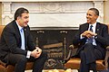 Image 5Presidents Barack Obama and Mikheil Saakashvili. (from History of Georgia (country))