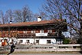 Blockbau-Oberstock eines ehemaligen Bauernhauses