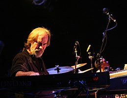 Payne with Little Feat at a benefit for Richie Hayward, Burlington, Vermont, January 14, 2010