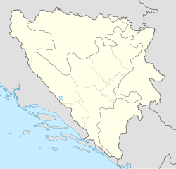 Orahovica is located in Bosnia and Herzegovina