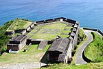 Fortifications near the sea.