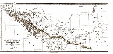 La Circassie en 1840.