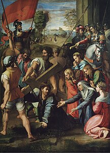 Christ Falling on the Way to Calvary, by Raphael