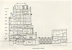 An architectural drawing of the Cosmopolitan Club, New York City, built 1932.