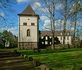 Rückseite des Schlosses mit Kapellenturm