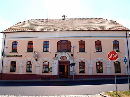 Divišov : la mairie.